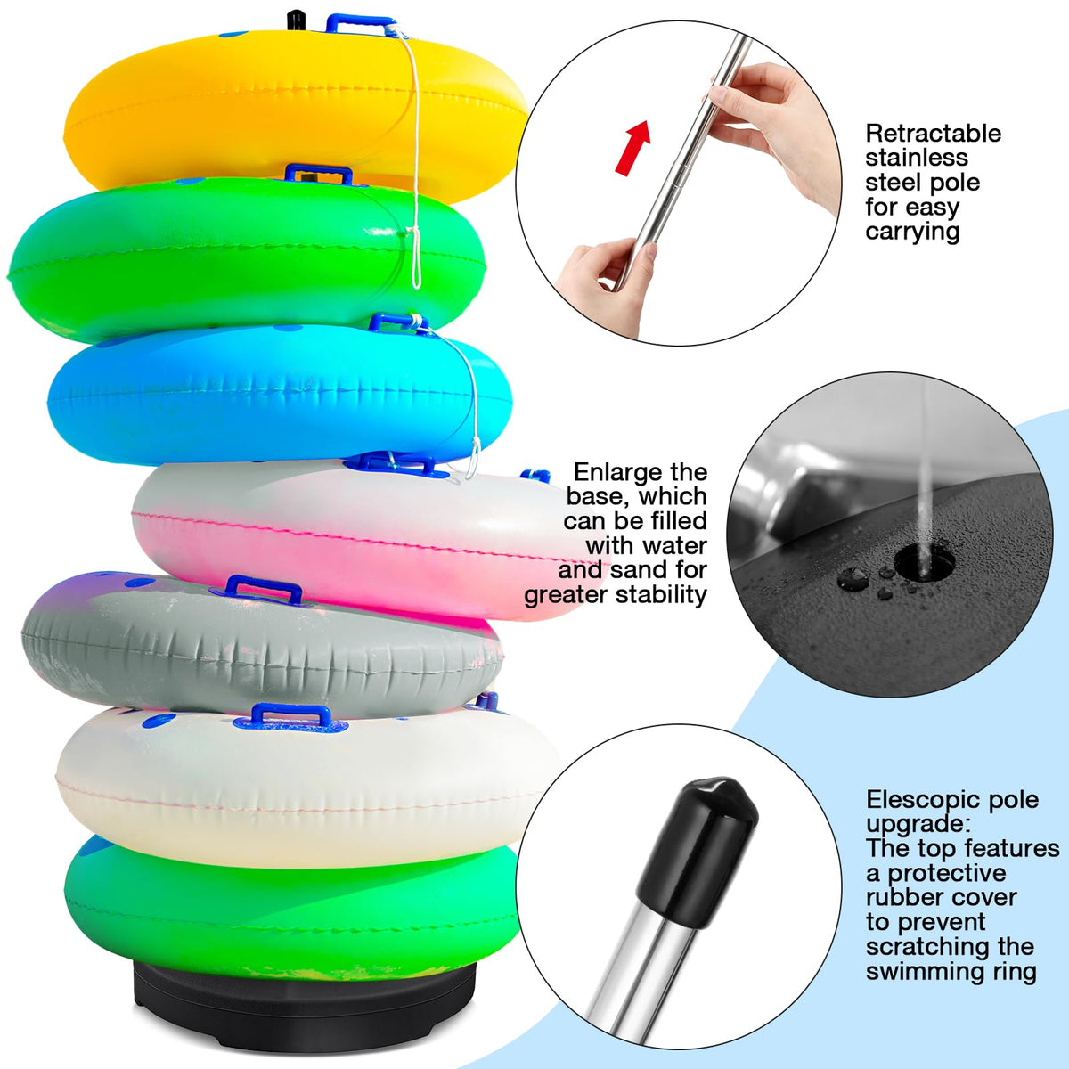 MorningRo retractable design shown for compact storage and portability