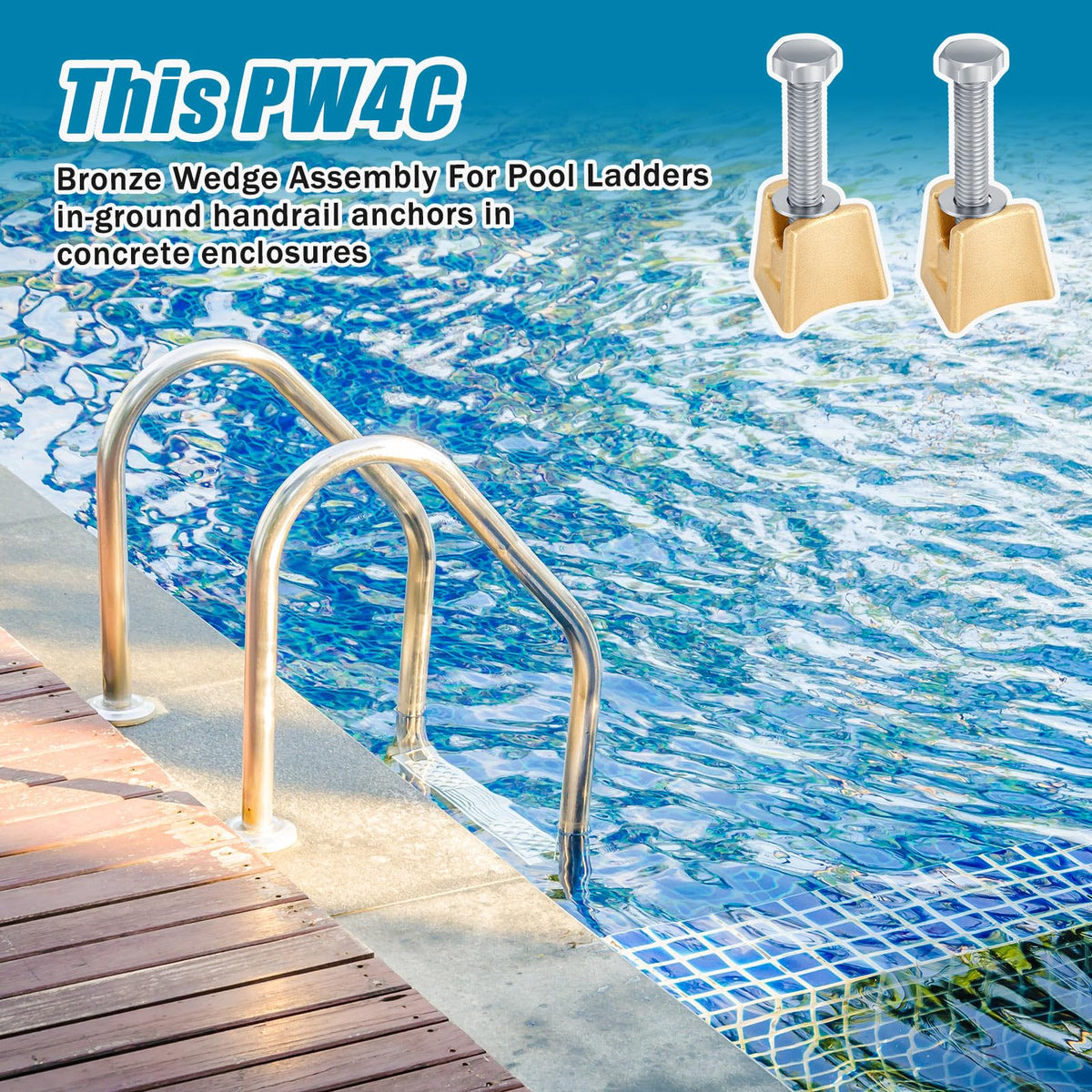 MorningRo 4-inch rail anchors suitable for varied deck installations