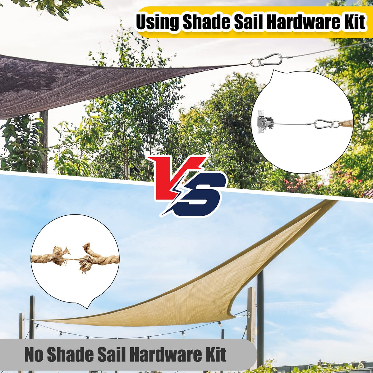 MorningRo snap hooks simplify attaching sails to hardware for smooth setup.