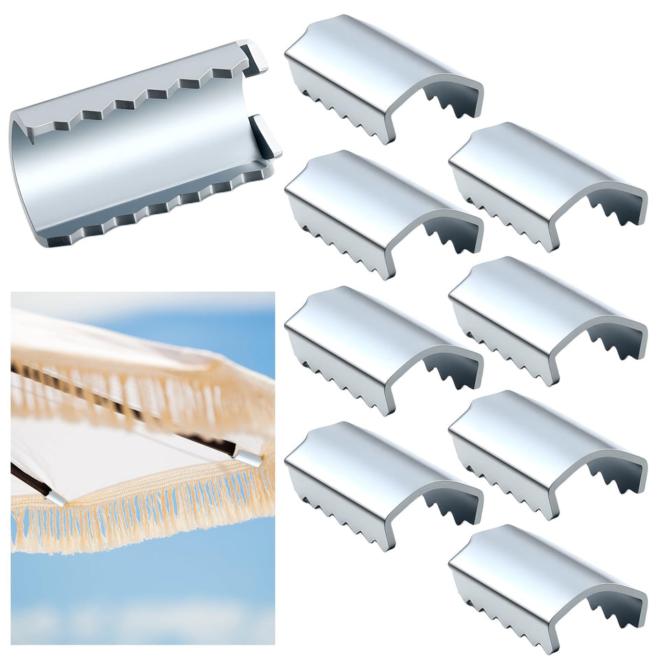 MorningRo 1-inch umbrella rib end clip secures canopy fabric.