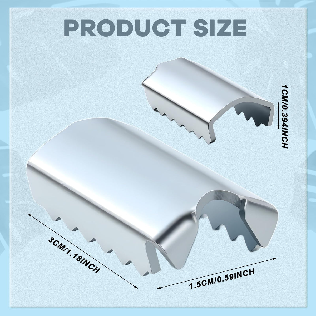 MorningRo clips install easily on umbrella ribs without tools.