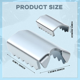 MorningRo clips install easily on umbrella ribs without tools.