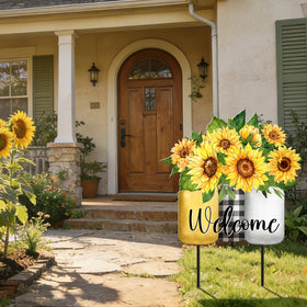 MorningRo welcome sign outdoor decoration creates inviting entryways.