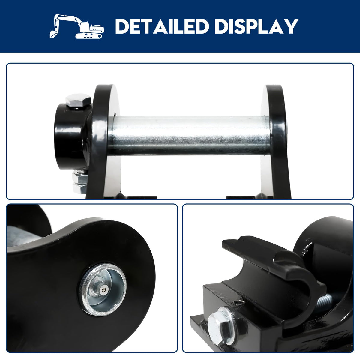 Moroayop quick-attach dimensions illustrate compact footprint for tight sites.