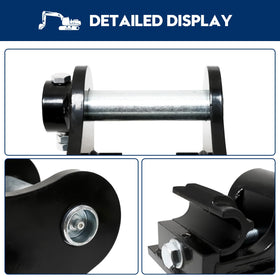 Moroayop quick-attach dimensions illustrate compact footprint for tight sites.