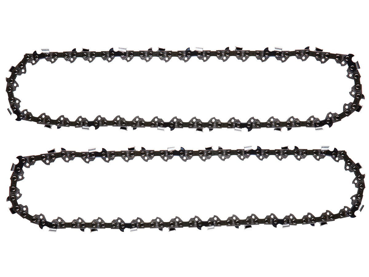 Morocca 10in pole saw replacement chain close-up highlighting durable teeth for clean cuts.
