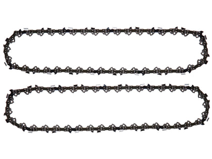 Morocca 10in pole saw replacement chain close-up highlighting durable teeth for clean cuts.