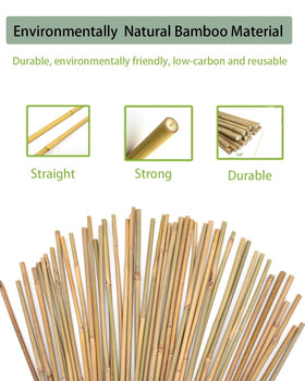 Moromyse trellis building with bamboo for decorative plant structures