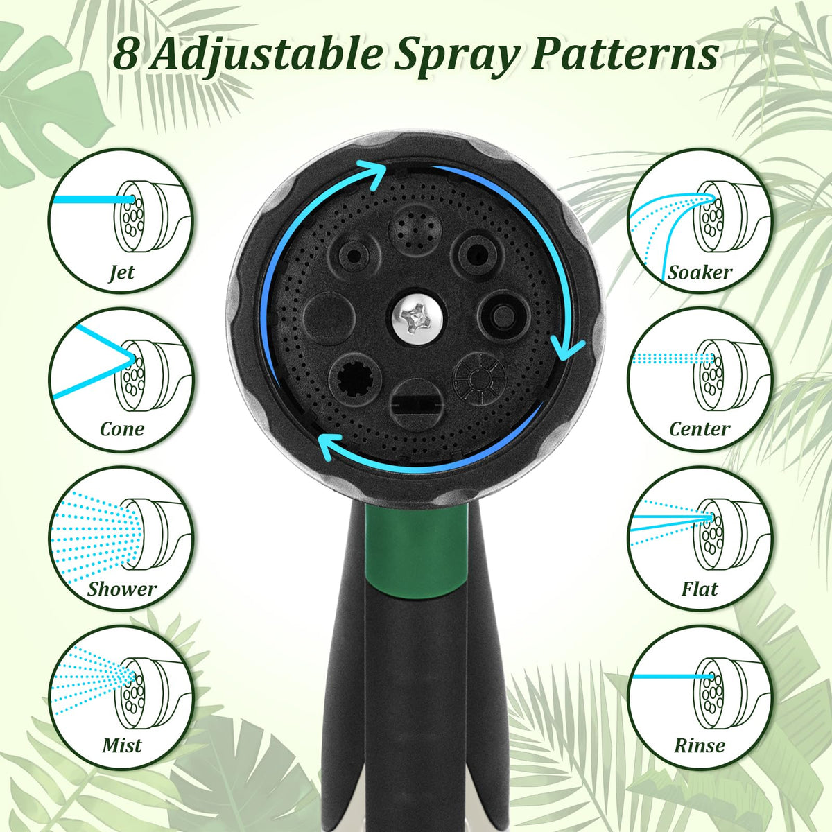 MORROWIND flow-control knob enables precise water flow for delicate plants