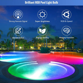 MORSEN pool light 360-degree signal ensures reliable range around the entire pool