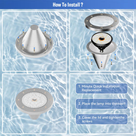 MORSEN pool light remote waterproof design enables worry-free control
