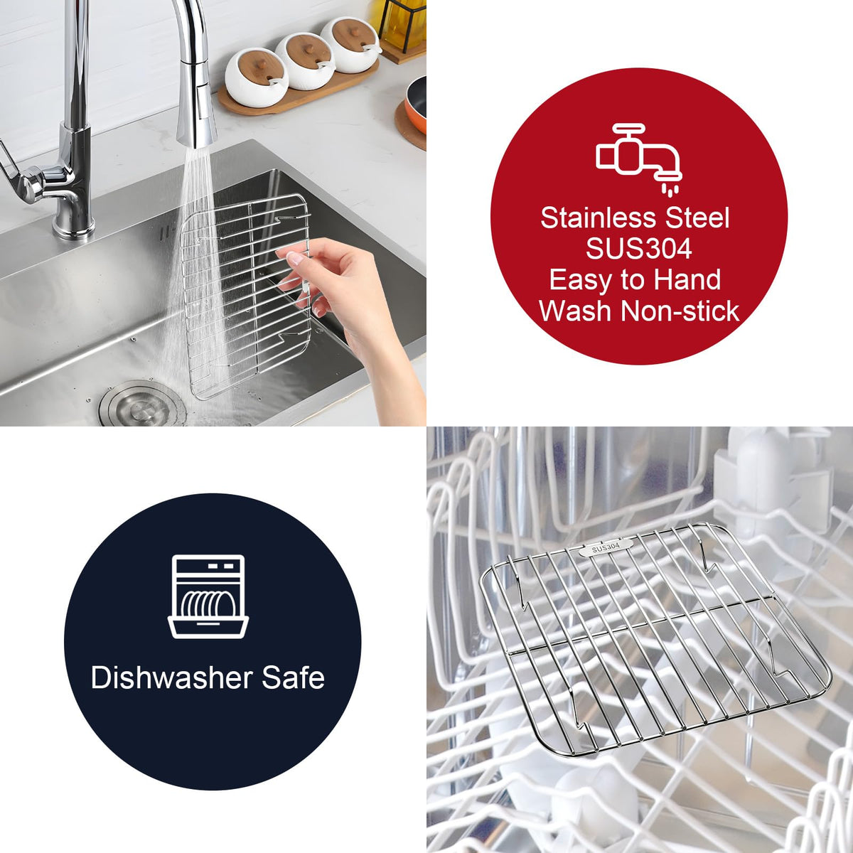 Moruiero dishwasher-safe rack for easy cleanup after meals.
