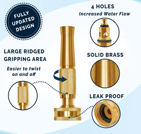 Morvat brass adjustable nozzle jet spray for tough cleaning tasks