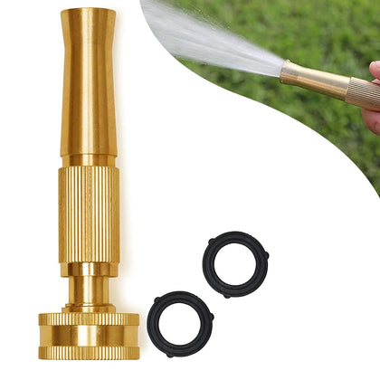 Morvat brass adjustable nozzle side view for durable high pressure spraying