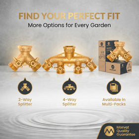 Morvat flow-control handles enable precise watering across zones