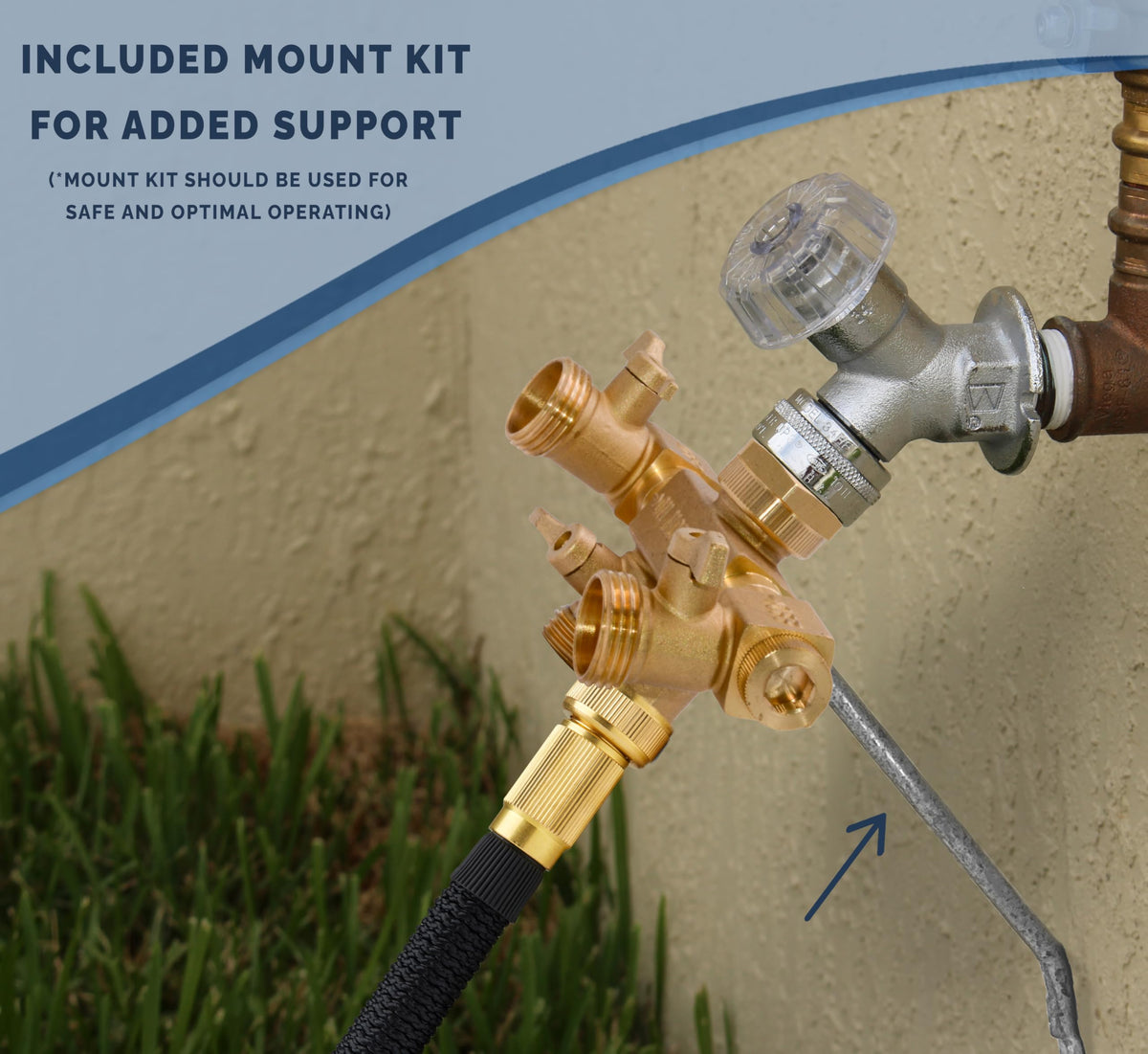 Morvat on/off valves provide simple shut-off control at each outlet