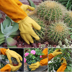 Morzejar Adjustable Cuff Garden Gloves secure fit for varied task intensity.