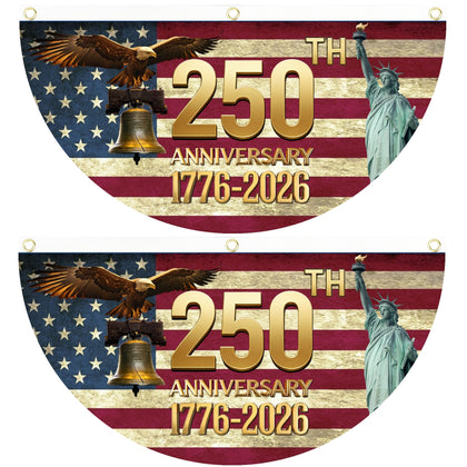 MOSADO 250th Anniversary Flag front view for outdoor decor.