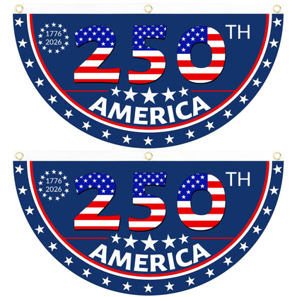 MOSADO USA Anniversary flag front view, 1.5x3ft, ideal for outdoor display.