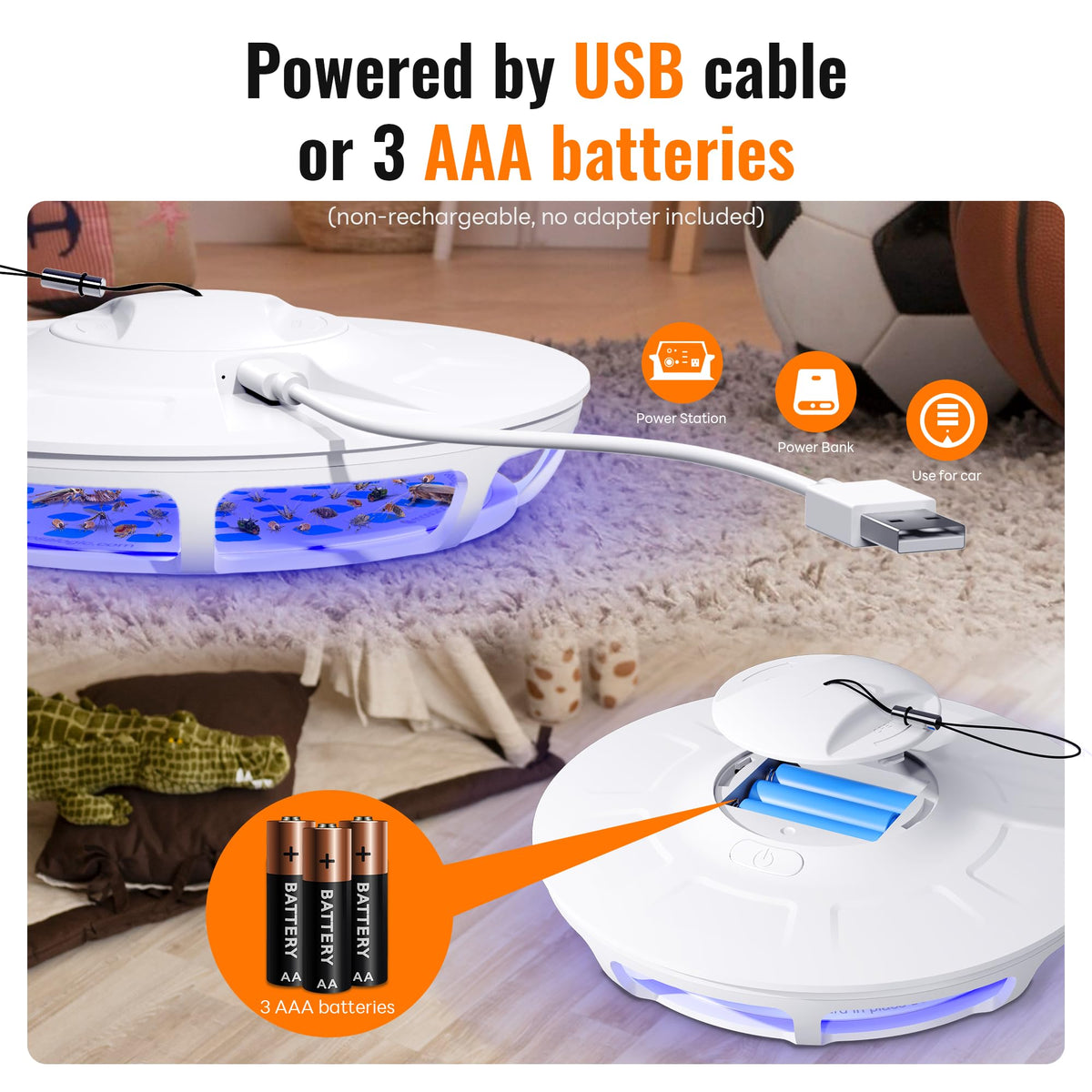 Mosalogic flea trap with pet-safe base protects paws during use