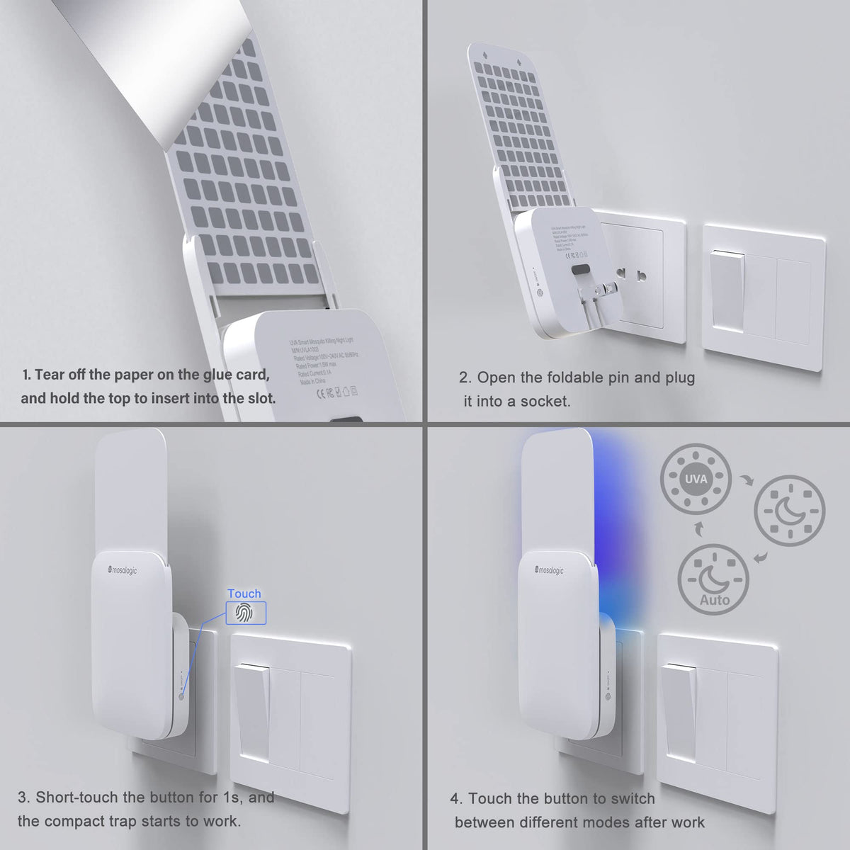 Mosalogic two-pack setup for room coverage and convenience