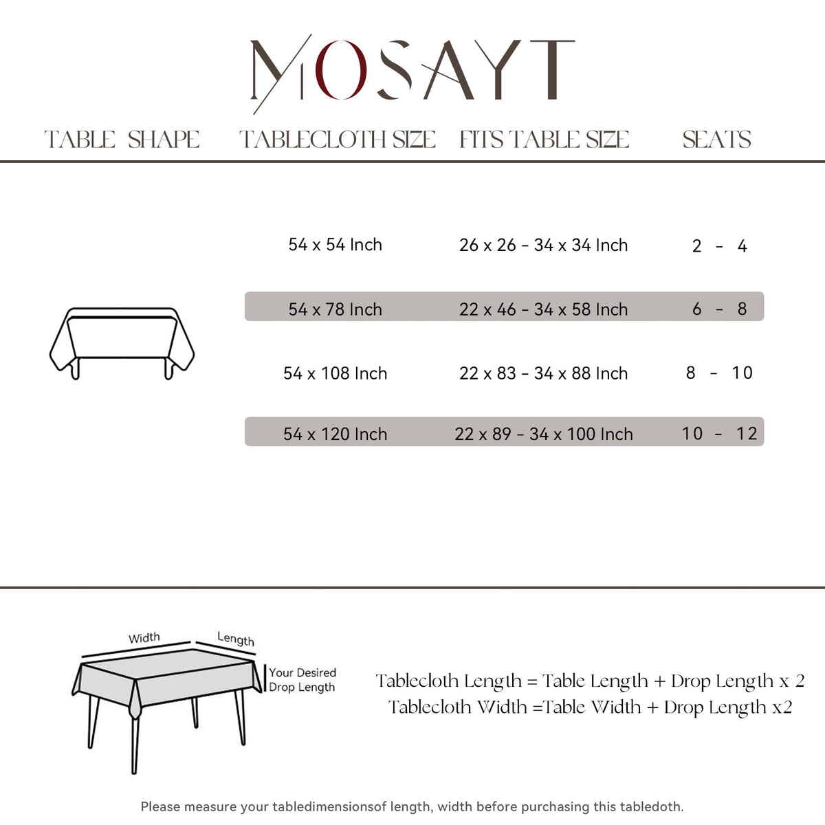 MOSAYT outdoor picnic setup with vinyl tablecloth for tidy meals