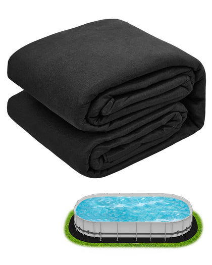 Mosenpol oval pool liner pad pre-cut for easy installation and protection.