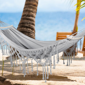 MOSFiATA garden wedding hammock decor adds boho charm.