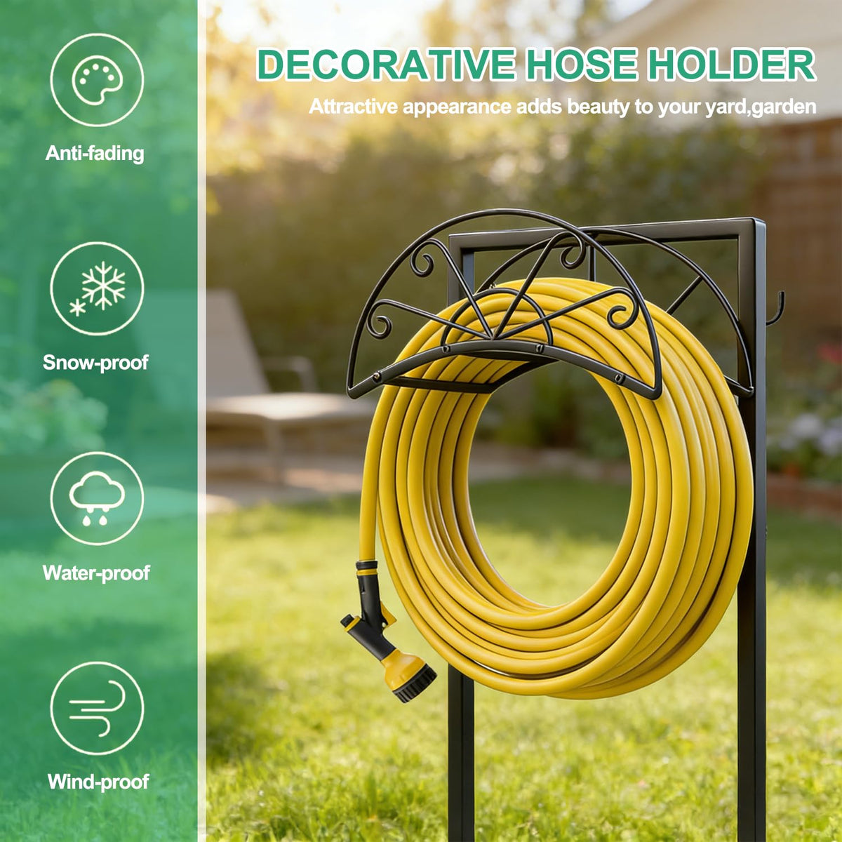 MOSIKEN outdoor-compatible holder suits front yards, backyards, and gardens