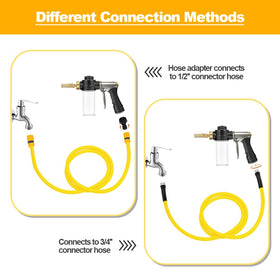 MOSIKEN quick-connect system for fast setup and switching.