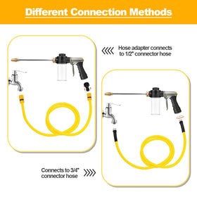 MOSIKEN Ergonomic rubber grip reduces fatigue during extended cleaning sessions