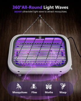Mosiller 360-degree design ensures pests are drawn from all angles.