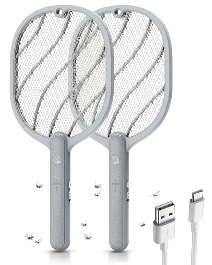Mosiller electric fly swatter 3800V grid delivers rapid pest elimination on contact