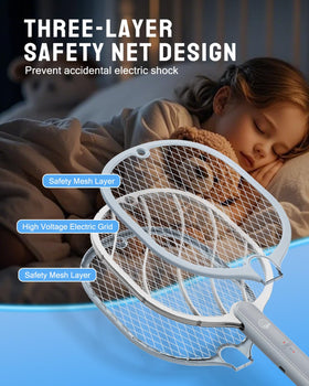 Three-layer safety mesh protects hands during indoor and outdoor use