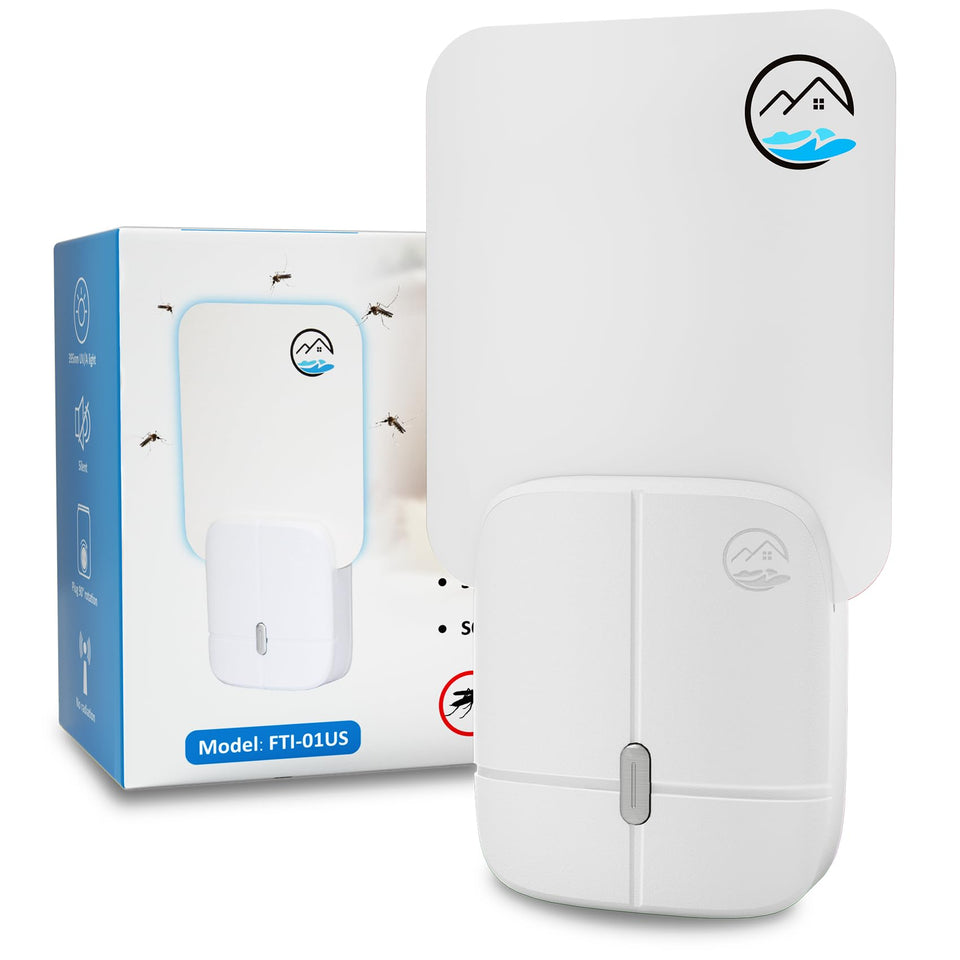 Mosiller Flying Insect Trap front view with quiet plug-in design
