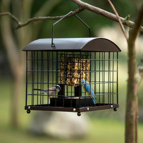 Mosloly hanging outdoor feeder for versatile yard placement
