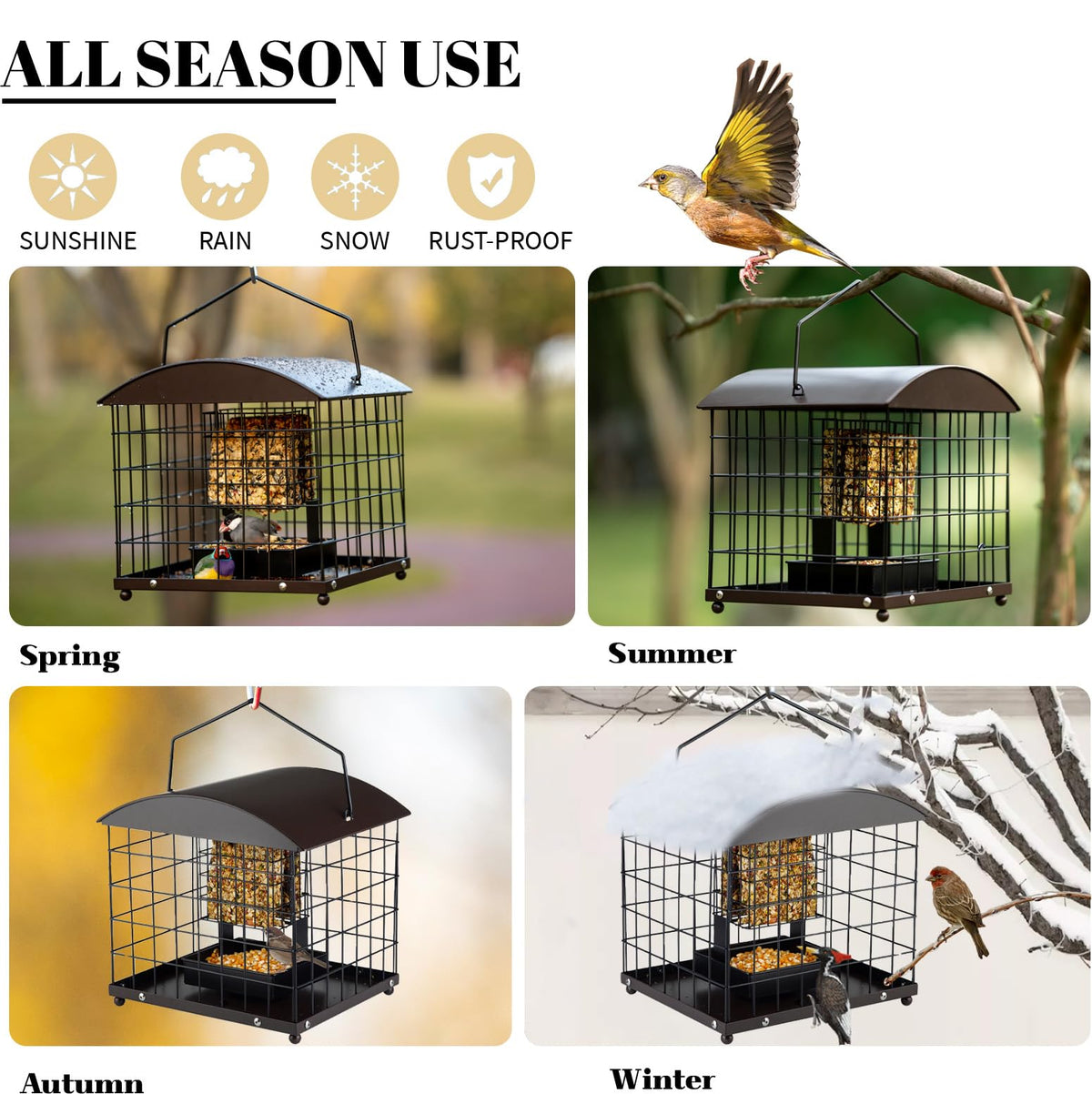 Mosloly lid protected design preserves freshness during rain