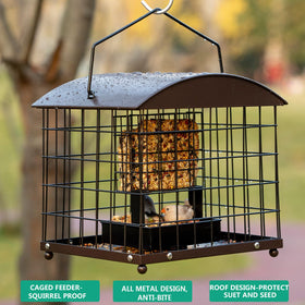 Mosloly sturdy metal construction endures weather and time