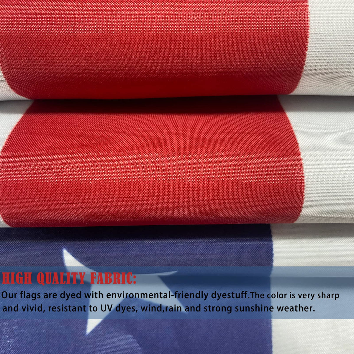 Mosprovie patriotic flag ideal for wall, porch, or outdoor display