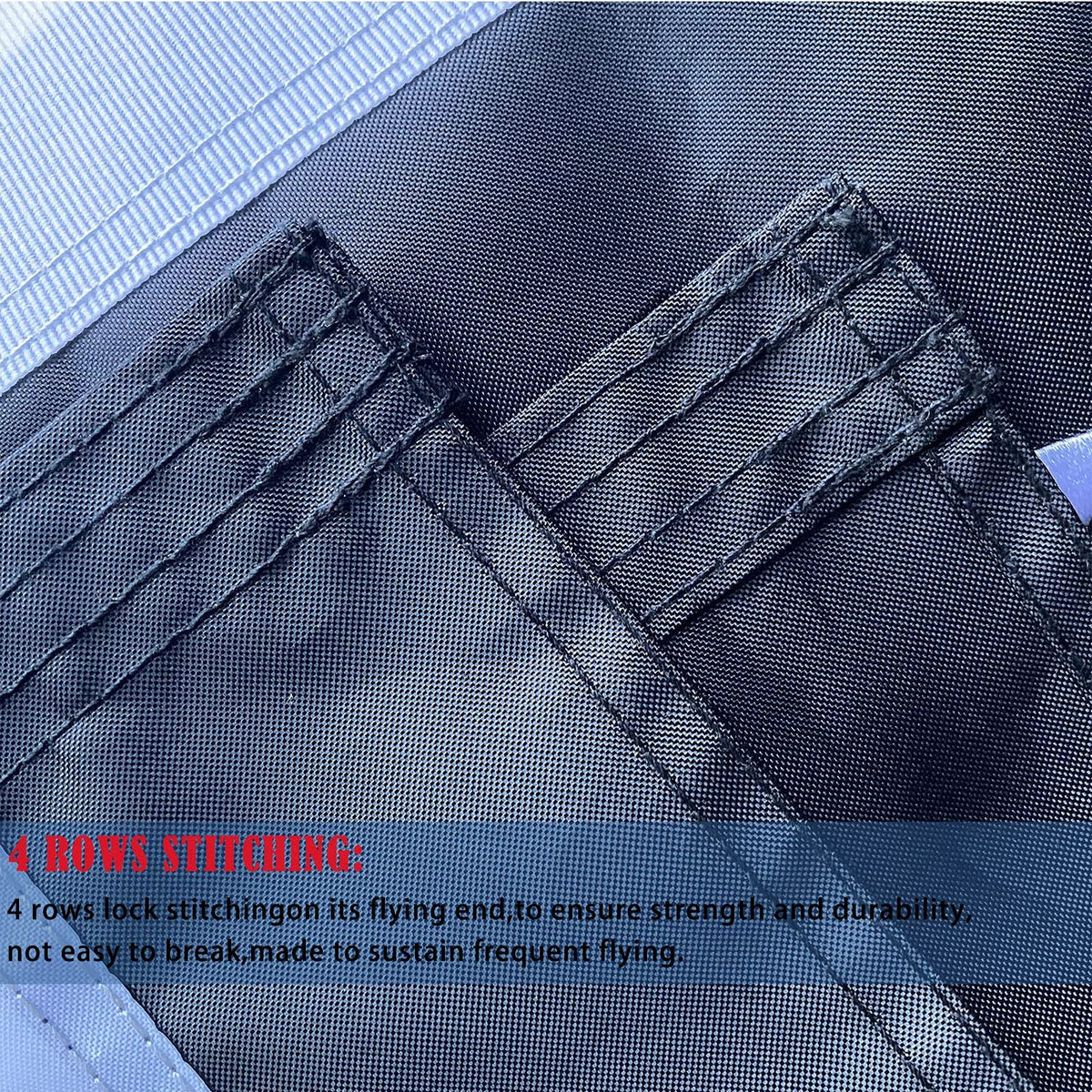 Mosprovie flag fabric dries quickly after rain for long-lasting display.