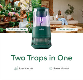 Mosqitter Mini attracts and eliminates mosquitoes and gnats