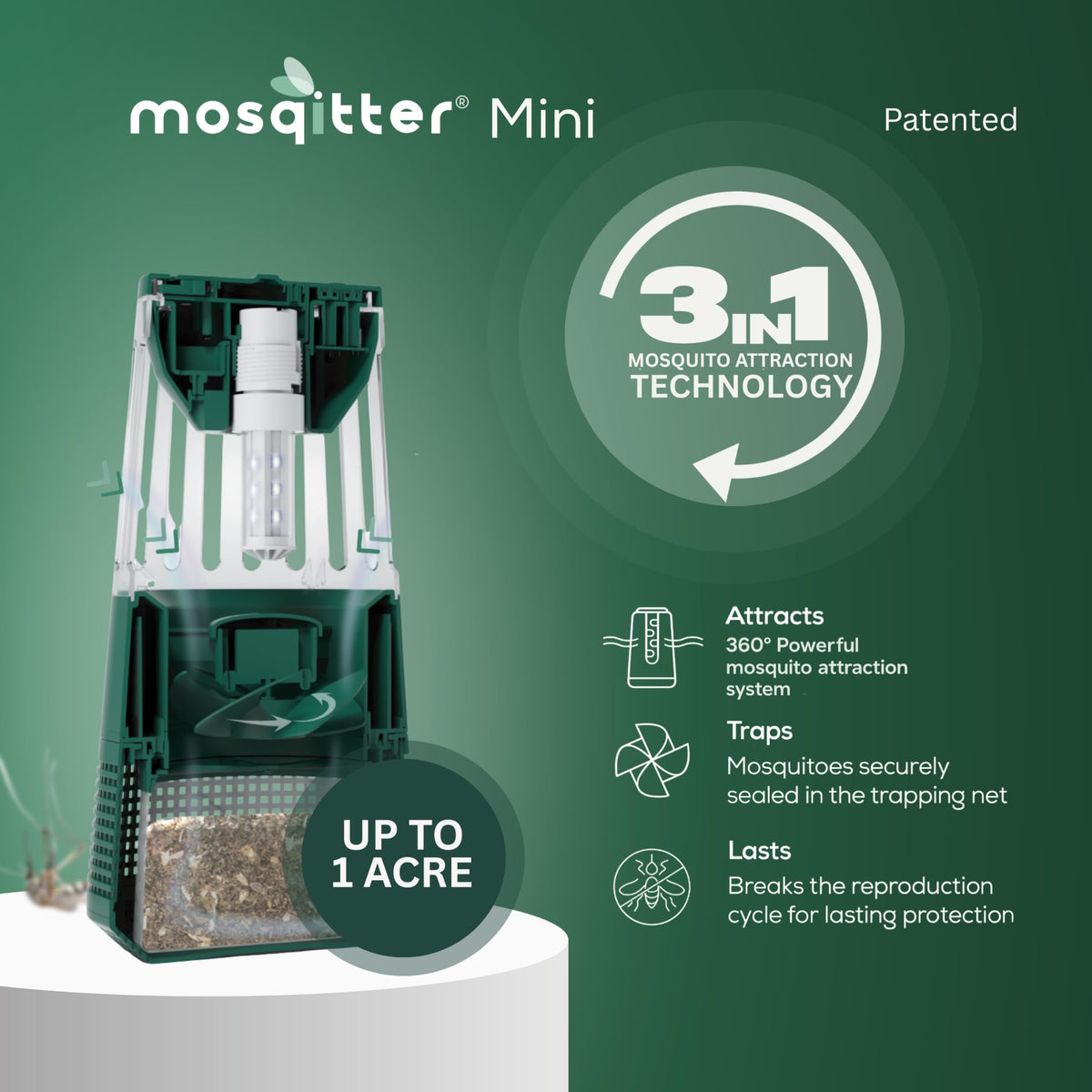 Mosqitter Mini touchless cleaning for hygienic maintenance