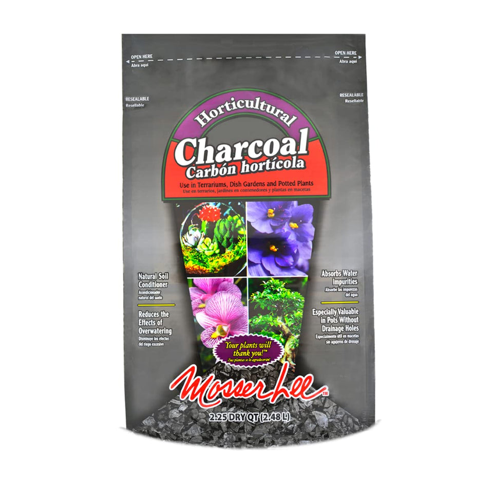 Mosser Lee ML0810 horticultural charcoal bag close-up for soil moisture management.