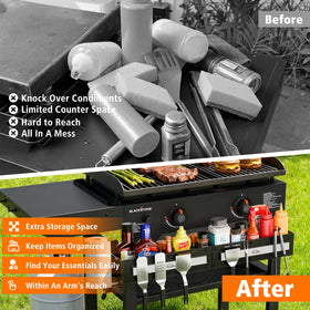 Mossime Magnetic Tool Holder keeps spatulas secure while grilling