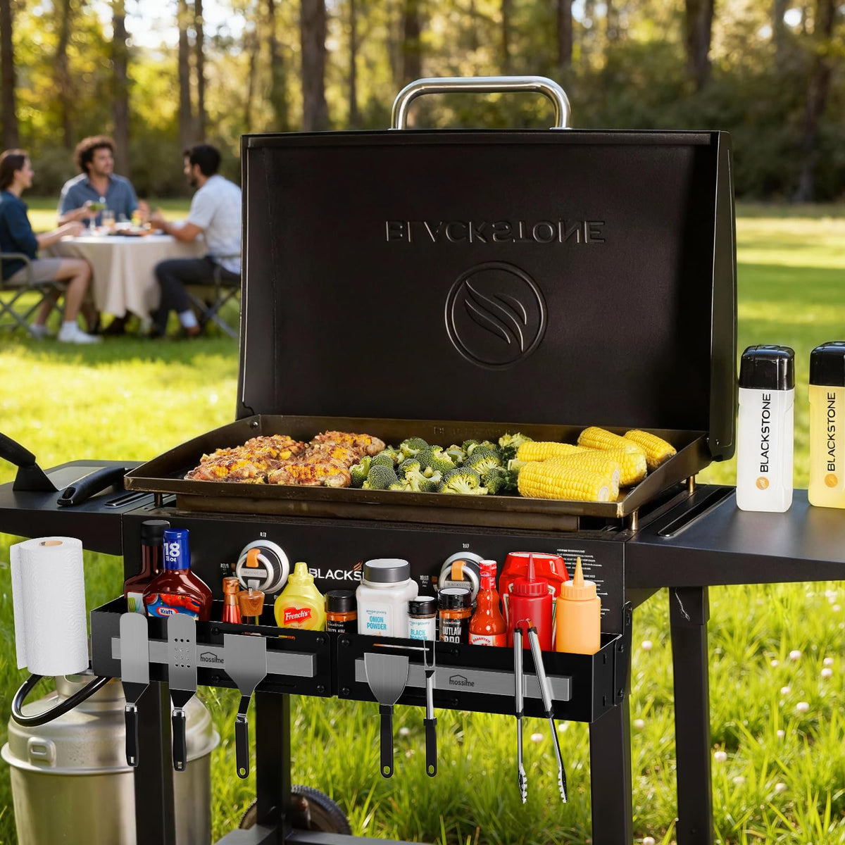 Mossime Outdoor-ready design withstands grease, rain, and dust