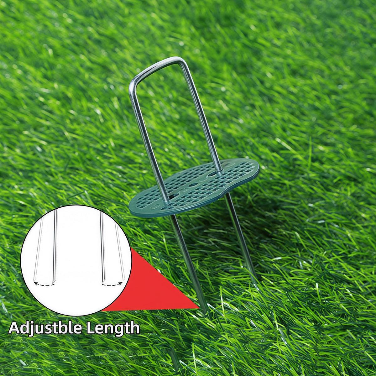 Mostantu 201Pcs 11-gauge steel stakes resist bending for tough soil