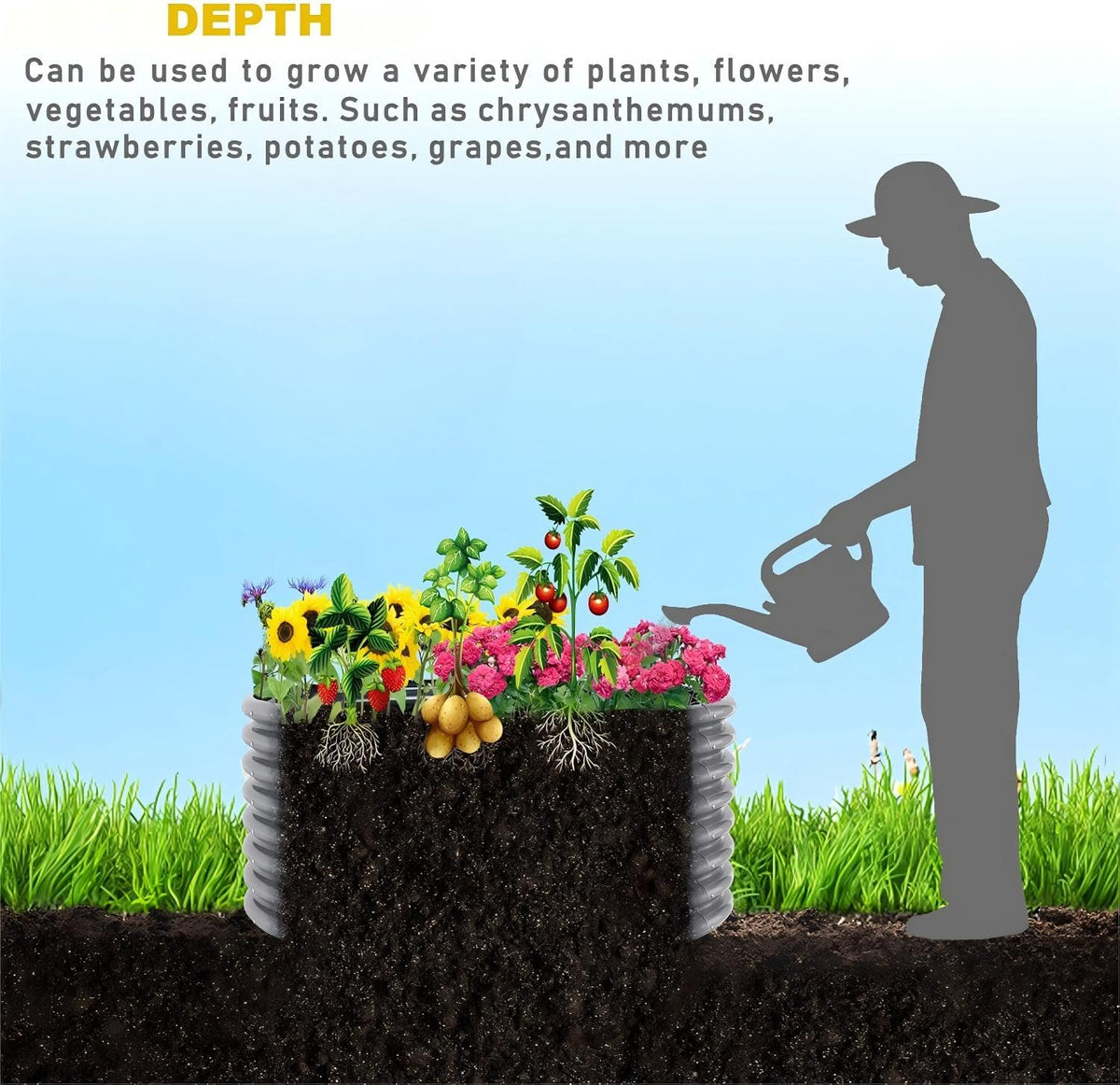 Mostmahes bottomless design promotes deep root growth for healthy plants.