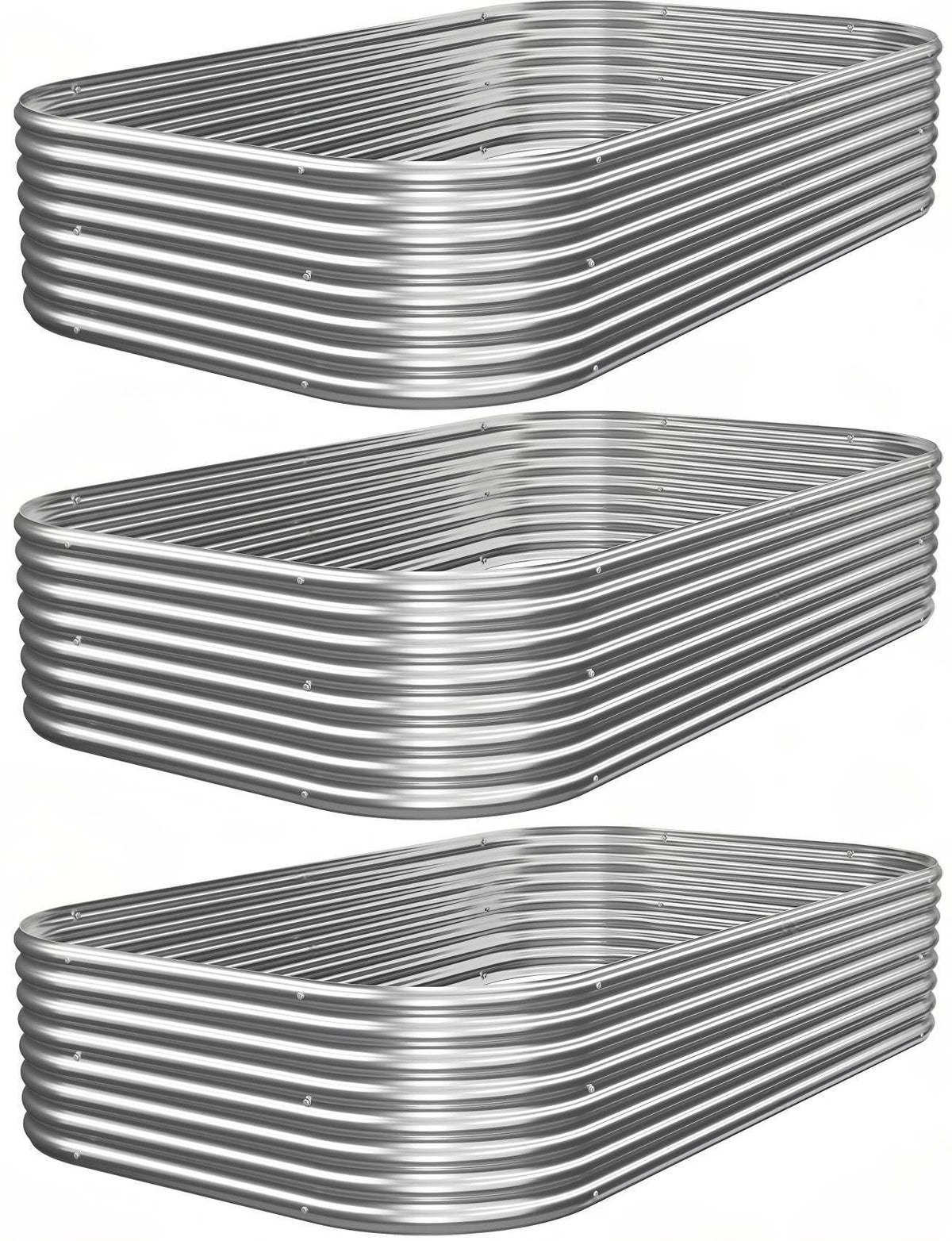 Mostmahes galvanized raised garden bed assembly enables quick, hassle-free setup.
