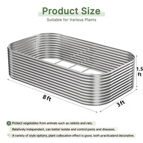 Mostmahes open-bottom drainage promotes strong soil aeration and root growth in raised beds.