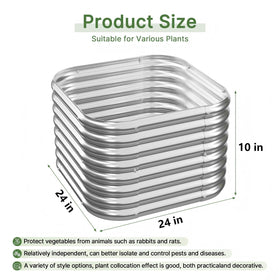 Mostmahes open bottom raised bed shows drainage friendly design for healthy roots.